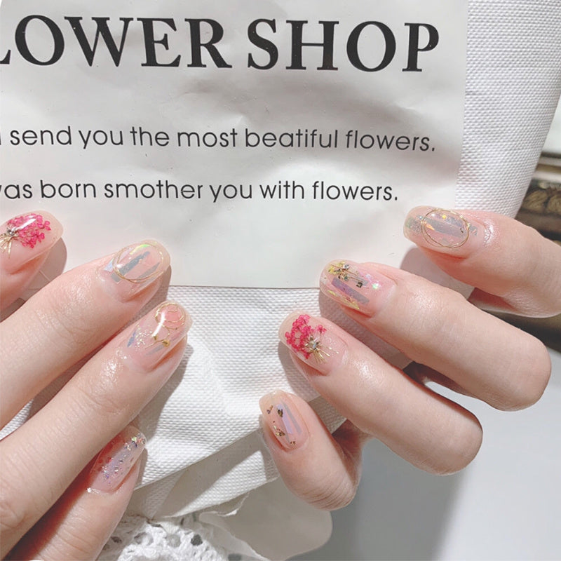 Iridescent Cellophane Strips -Nail Art Accessories -Phototherapy Nail Sticker