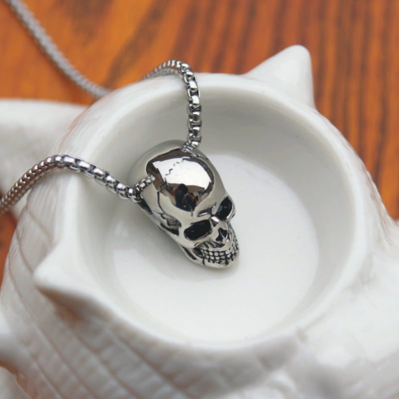 Titanium Steel Skull Necklace