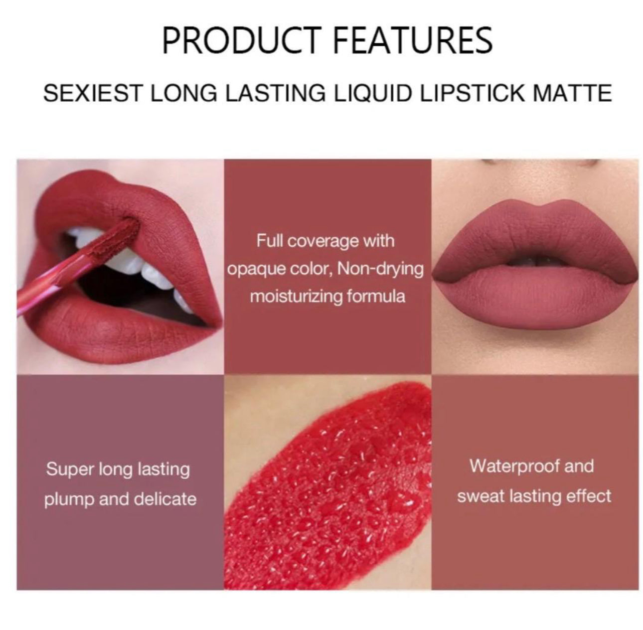 Velvet Glamour Matte Liquid Lipstick Collection