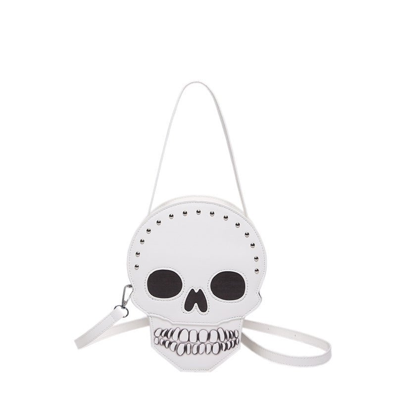 Skull Shoulder Bag | Funny Cute Messenger Bag | Creative Crossbody Bags For Women, Men and Kids