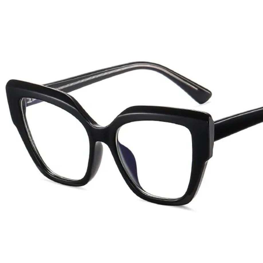 Fashion Eyewear OVERSIZED Cateye Designer Fashion Eyeglasses