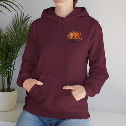 Cozy Fall Sweatshirt, Pumpkin Hoodie, Autumn Apparel, Thanksgiving Gift, Seasonal Style