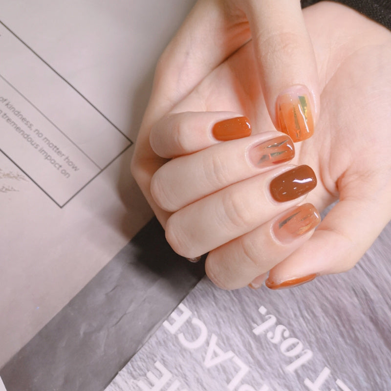 Iridescent Cellophane Strips -Nail Art Accessories -Phototherapy Nail Sticker