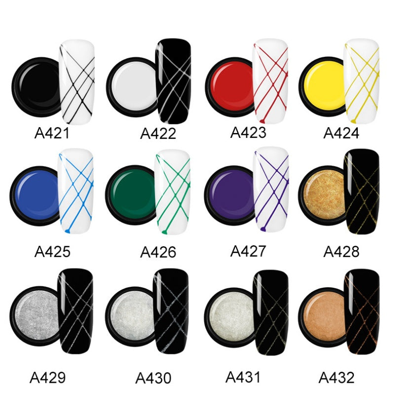 Spider Nail Art Gel Carving nail polish Gel