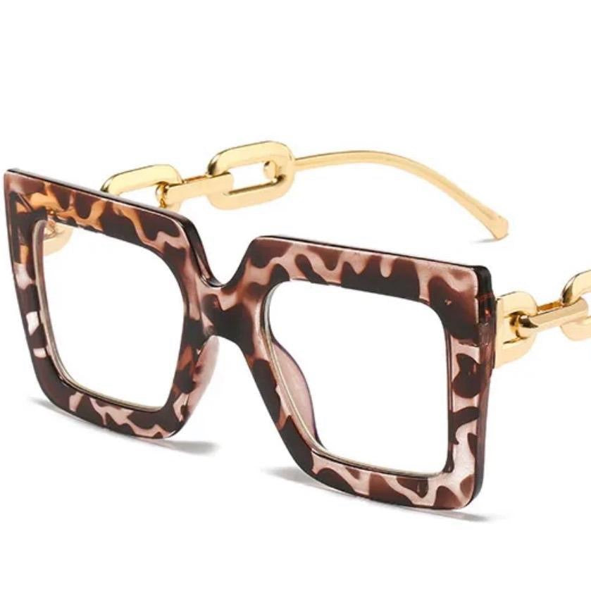 Fashion Eyewear Chain Leg Glasses (Female)