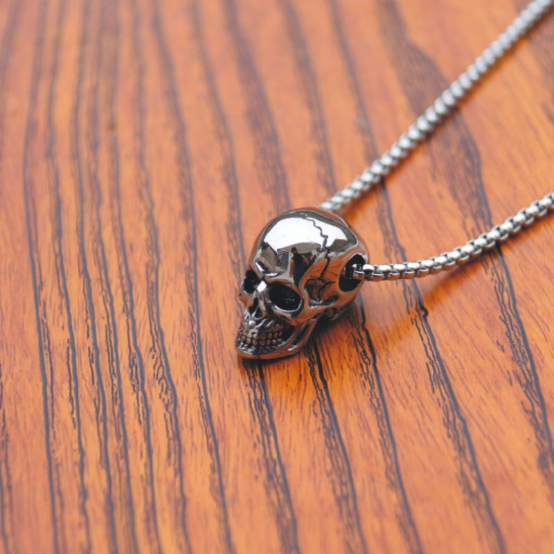 Titanium Steel Skull Necklace