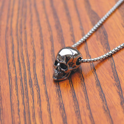 Titanium Steel Skull Necklace