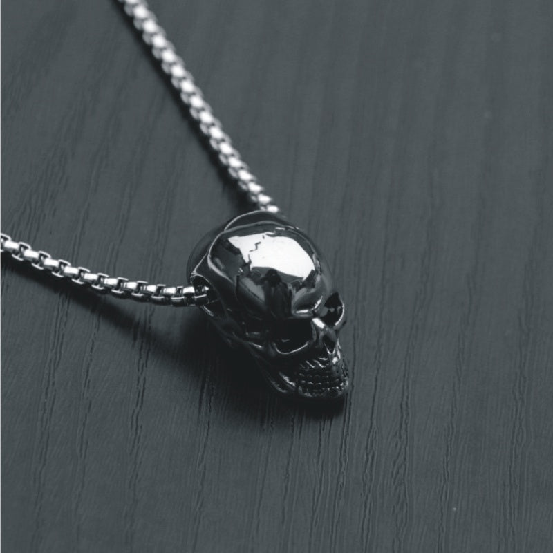Titanium Steel Skull Necklace