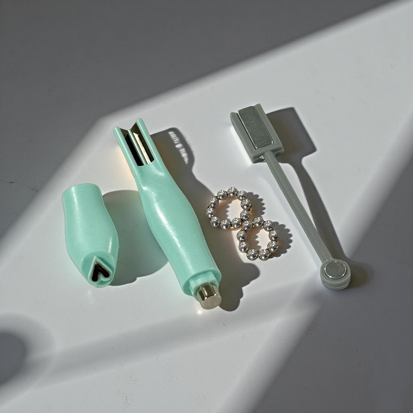 Cat-Eye Master Kit: 3-in-1 Hearts & Shapes + Water-Effect Tools + Double-Head Stick Magnet