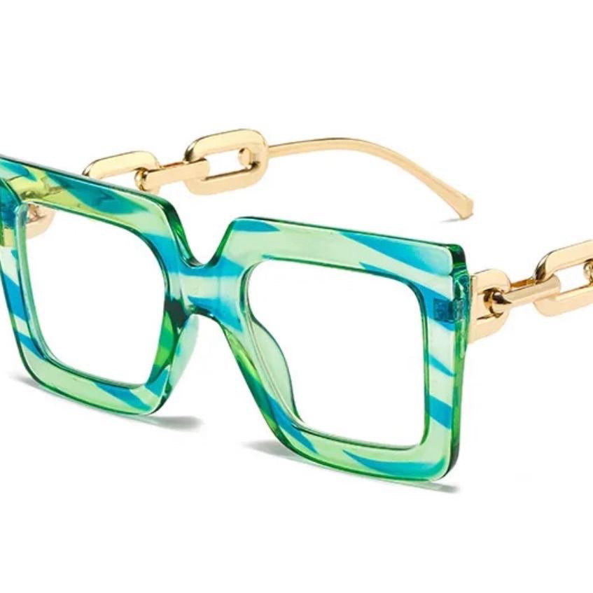 Fashion Eyewear Chain Leg Glasses (Female)