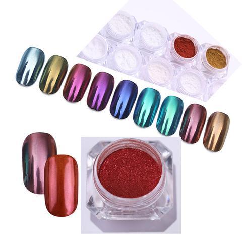 Mirror Chrome Powder Nail Art Pigment Powder
