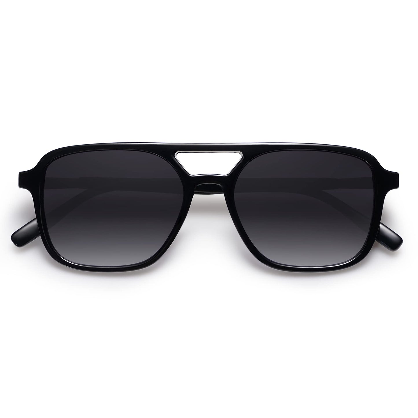 SOJOS Retro Aviator Sunglasses for Women Men,Trendy Rectangle Womens Mens Shades Sun Glasses SJ2202