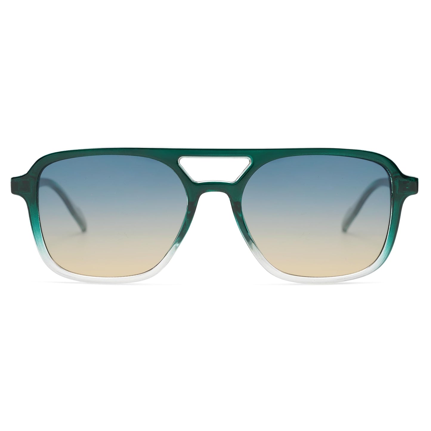 SOJOS Retro Aviator Sunglasses for Women Men,Trendy Rectangle Womens Mens Shades Sun Glasses SJ2202