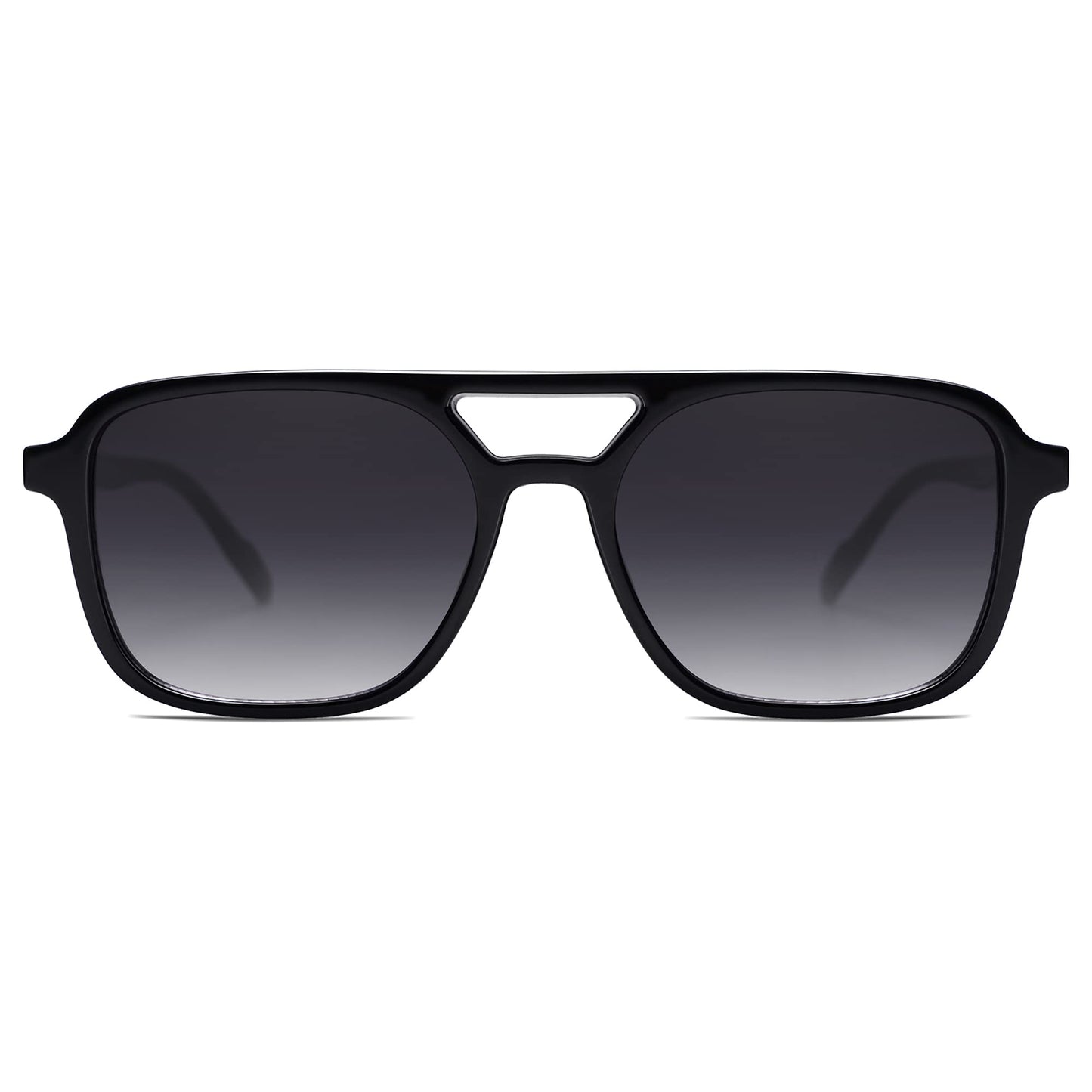 SOJOS Retro Aviator Sunglasses for Women Men,Trendy Rectangle Womens Mens Shades Sun Glasses SJ2202