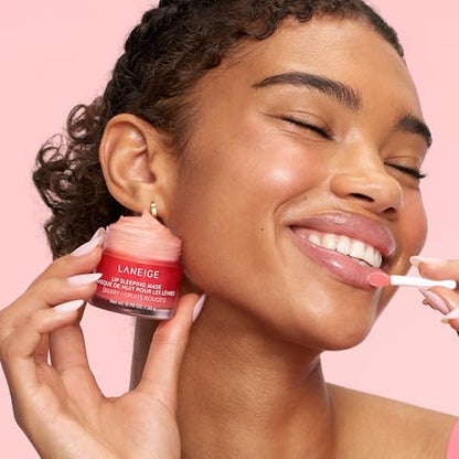 LANEIGE Lip Sleeping Mask: Nourish, Hydrate, Vitamin C, Murumuru & Shea Butter, Antioxidants, Flaky, Dry Lips