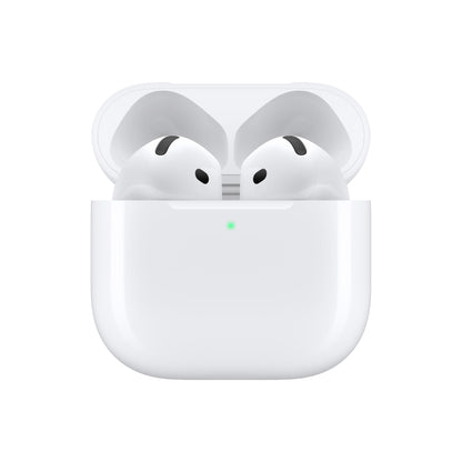 Apple AirPods 4 Wireless Earbuds, Bluetooth Headphones, with Active Noise Cancellation, Adaptive Audio, Transparency Mode, Personalized Spatial Audio, USB-C Charging Case with AppleCare+ (2 Years)