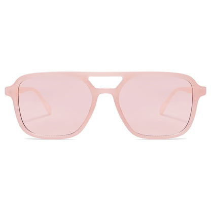 SOJOS Retro Aviator Sunglasses for Women Men,Trendy Rectangle Womens Mens Shades Sun Glasses SJ2202