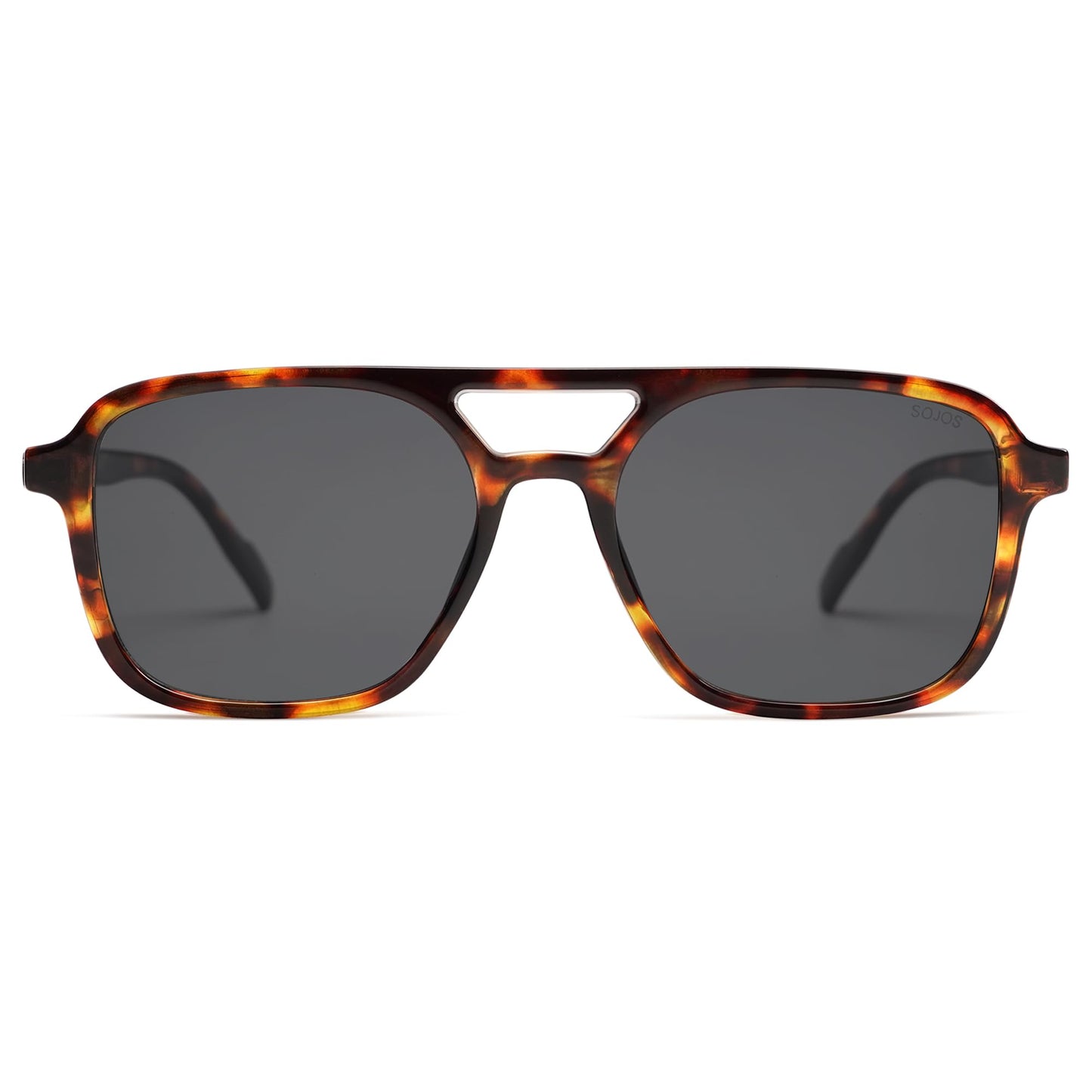 SOJOS Retro Aviator Sunglasses for Women Men,Trendy Rectangle Womens Mens Shades Sun Glasses SJ2202