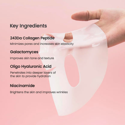 BIODANCE Hydro Cera-nol Real Deep Mask, Overnight Hydrogel Mask, Hydrating Facial Mask For Sensitive Skin, Redness Reducing & Quick Soothing Effect, Korean Skincare, Stocking Stuffers |1.19oz(34g)x4ea