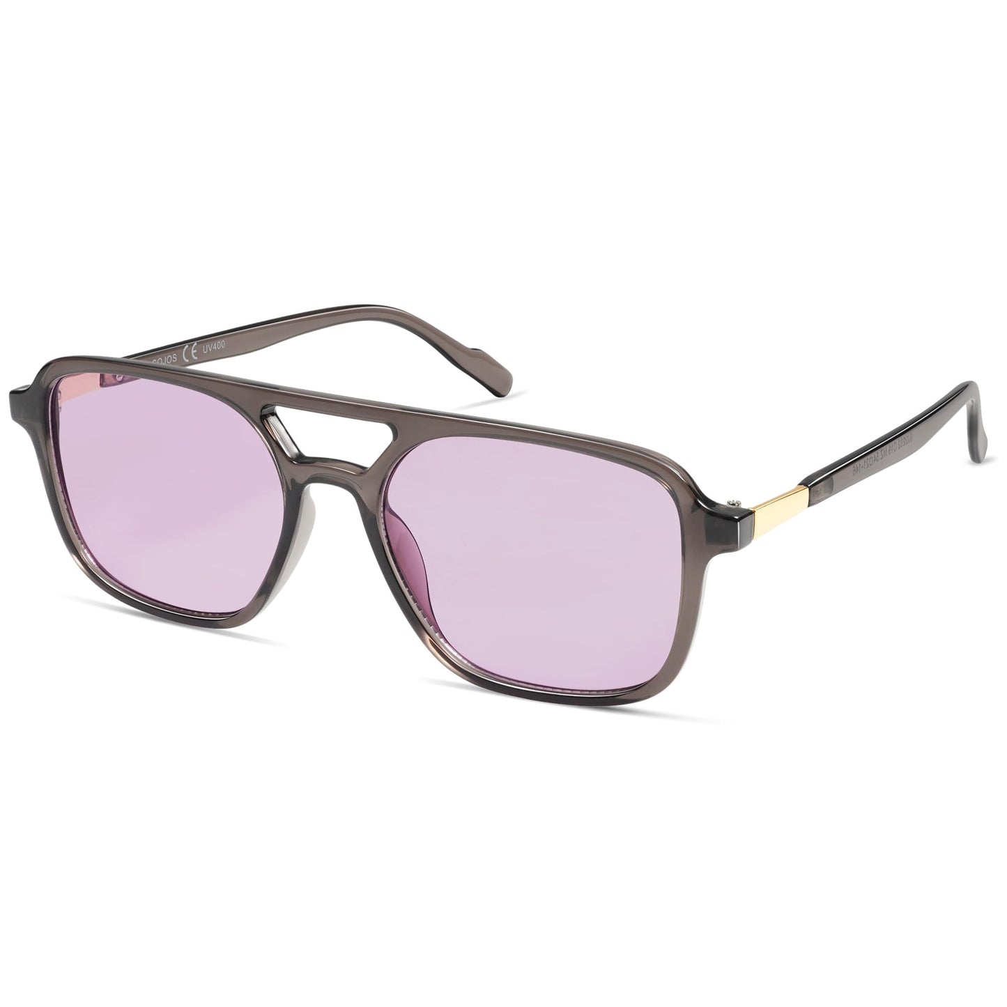 SOJOS Retro Aviator Sunglasses for Women Men,Trendy Rectangle Womens Mens Shades Sun Glasses SJ2202