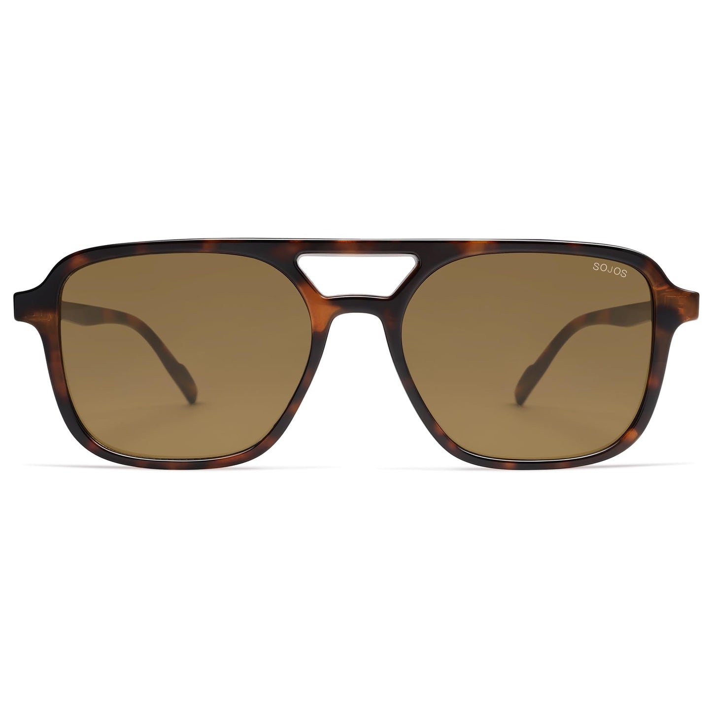 SOJOS Retro Aviator Sunglasses for Women Men,Trendy Rectangle Womens Mens Shades Sun Glasses SJ2202