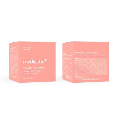 medicube Collagen Jelly Cream- Niacinamide & Freeze-Dried Hydrolyzed Collagen - Boosts skin's barrier hydration and gives 24h Glow & Lifted Look - Korean skincare (1.69 Fl Oz (Pack of 1))