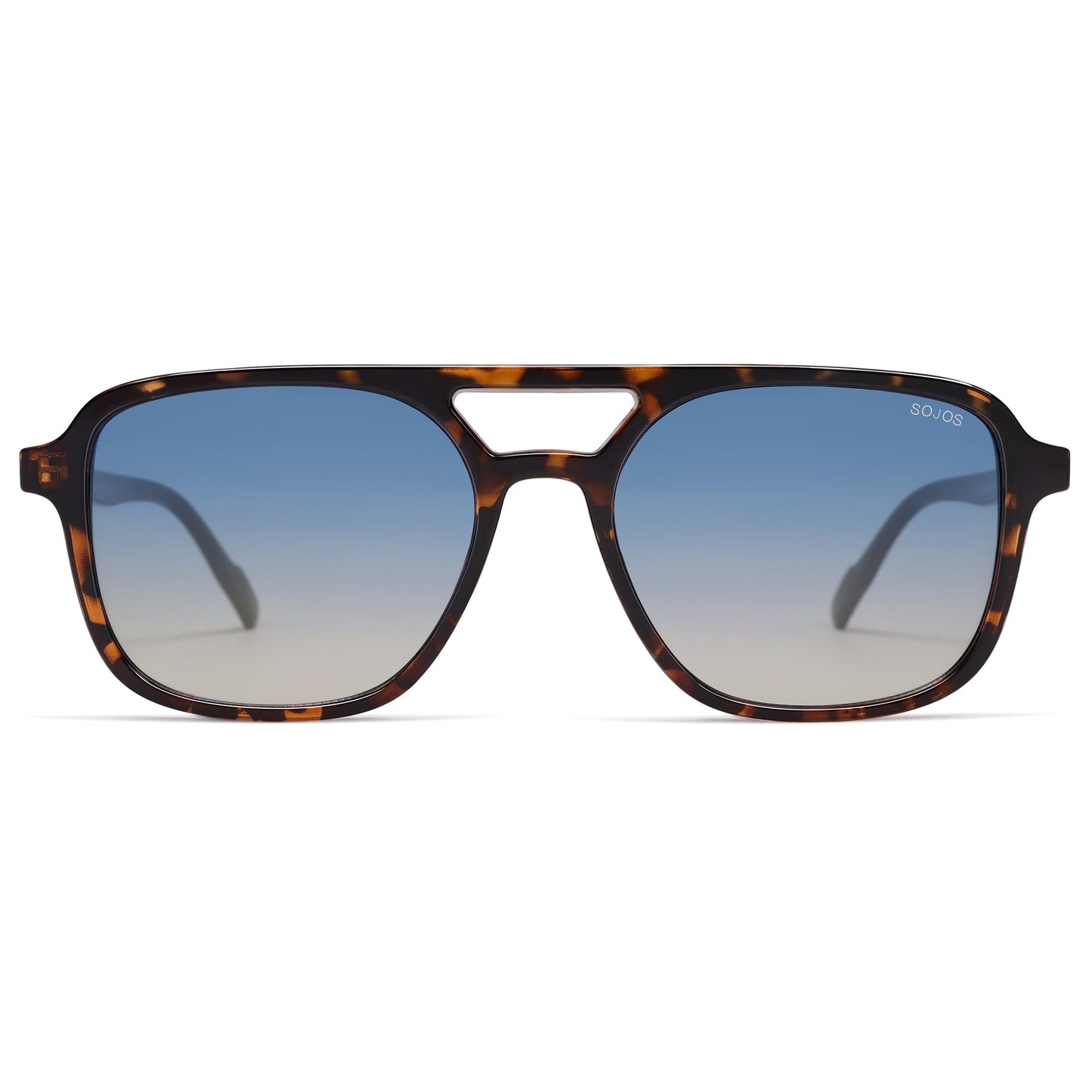 SOJOS Retro Aviator Sunglasses for Women Men,Trendy Rectangle Womens Mens Shades Sun Glasses SJ2202