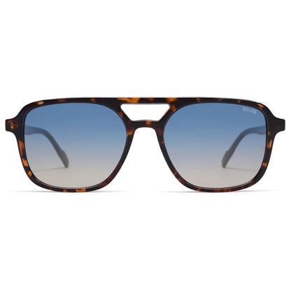 SOJOS Retro Aviator Sunglasses for Women Men,Trendy Rectangle Womens Mens Shades Sun Glasses SJ2202