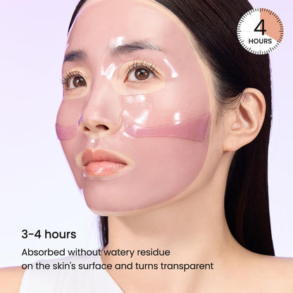 BIODANCE Hydro Cera-nol Real Deep Mask, Overnight Hydrogel Mask, Hydrating Facial Mask For Sensitive Skin, Redness Reducing & Quick Soothing Effect, Korean Skincare, Stocking Stuffers |1.19oz(34g)x4ea