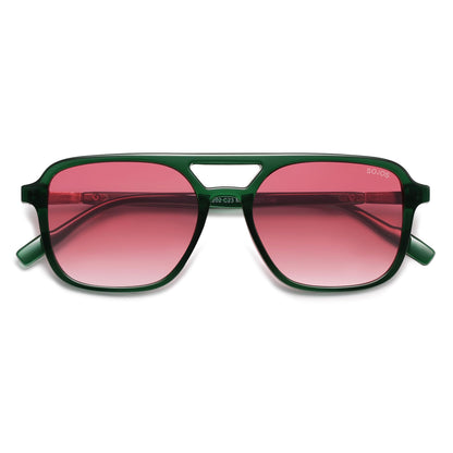 SOJOS Retro Aviator Sunglasses for Women Men,Trendy Rectangle Womens Mens Shades Sun Glasses SJ2202