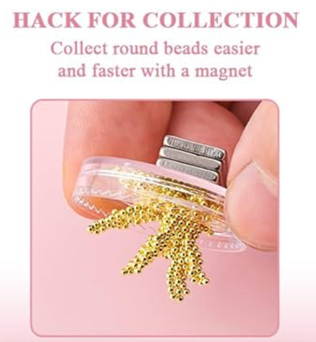 3pc Gold Silver & Colorful 0.4mm Metallic Caviar Nail Beads – 3 Jars for 3D Nail Art, DIY Nail Design, Nail Accessories