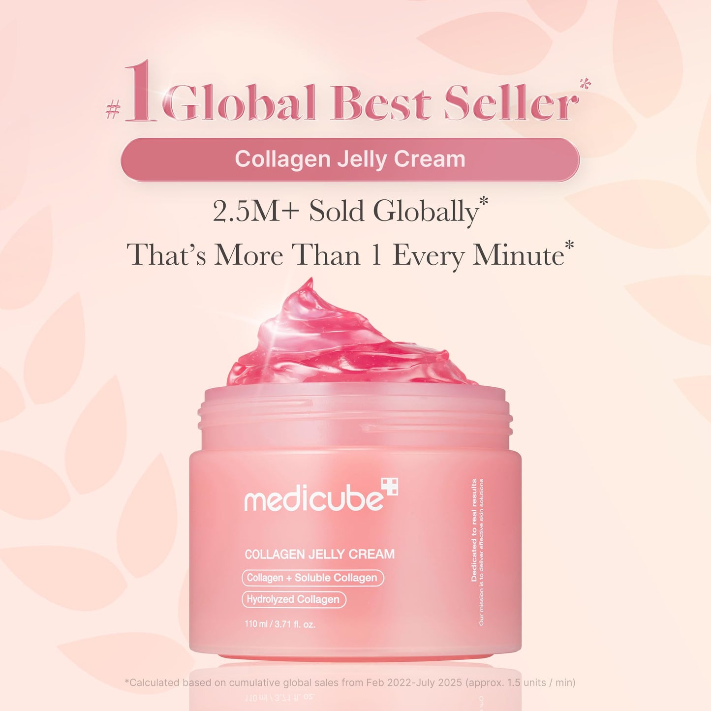 medicube Collagen Jelly Cream- Niacinamide & Freeze-Dried Hydrolyzed Collagen - Boosts skin's barrier hydration and gives 24h Glow & Lifted Look - Korean skincare (1.69 Fl Oz (Pack of 1))