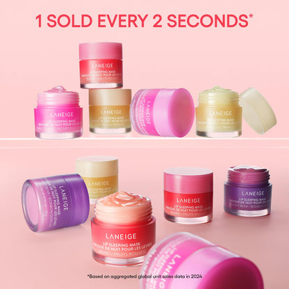 LANEIGE Lip Sleeping Mask: Nourish, Hydrate, Vitamin C, Murumuru & Shea Butter, Antioxidants, Flaky, Dry Lips