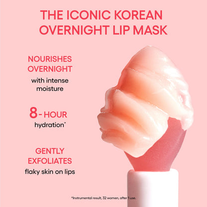 LANEIGE Lip Sleeping Mask: Nourish, Hydrate, Vitamin C, Murumuru & Shea Butter, Antioxidants, Flaky, Dry Lips