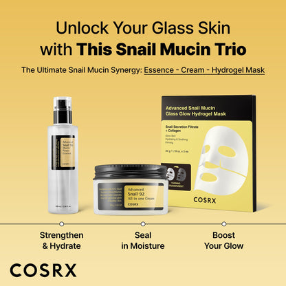 COSRX Snail Mucin Repairing Serum 100ml, Hydrating Serum for Face with Snail Secretion Filtrate for Dull Skin & Fine Lines, Korean Skin Care