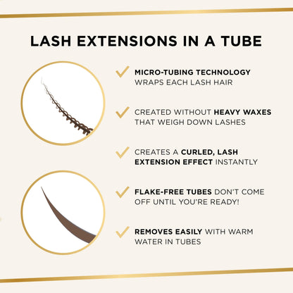 Tarte tartelette XL tubing mascara – Lash Extensions in a Tube with Peptide, Vitamin E & B5, Extra Length & Volume, Longwear, Smudge-Proof, Easy to Remove, Vegan & Cruelty Free