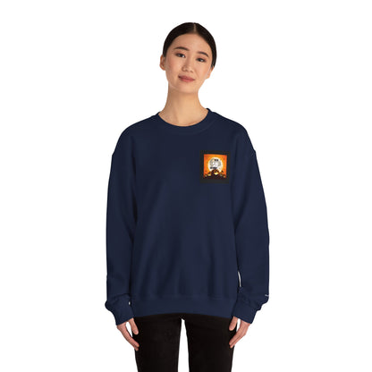 Halloween-Themed Sweatshirt, Cozy Fall Sweater for Spooky Season, Unisex Crewneck Jumper, Trick-or-Treating Pullover, Viral 6 - 7 Design