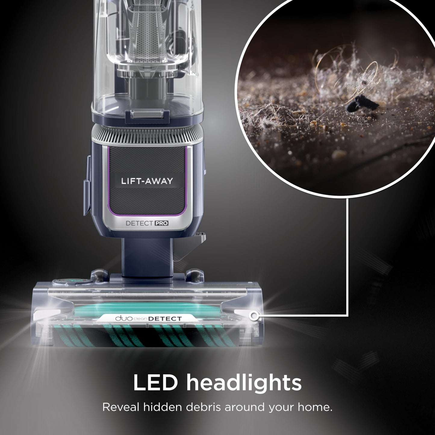 Shark Detect Pro Speed Lift-Away ADV Bagless Upright Vacuum with DuoClean Detect, Anti-Allergen, Lift-Away, and Odor Neutralizer Technology, LA742