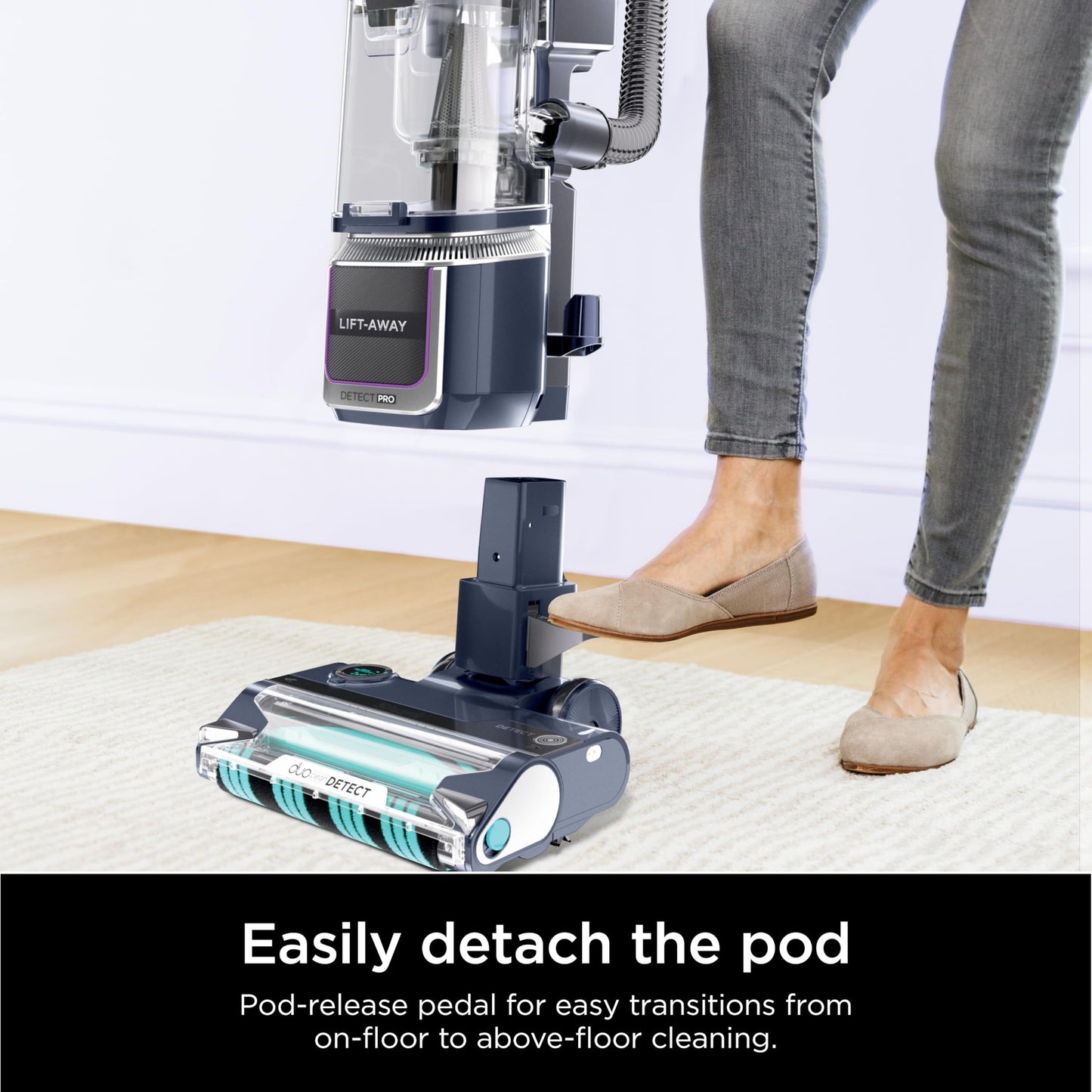 Shark Detect Pro Speed Lift-Away ADV Bagless Upright Vacuum with DuoClean Detect, Anti-Allergen, Lift-Away, and Odor Neutralizer Technology, LA742