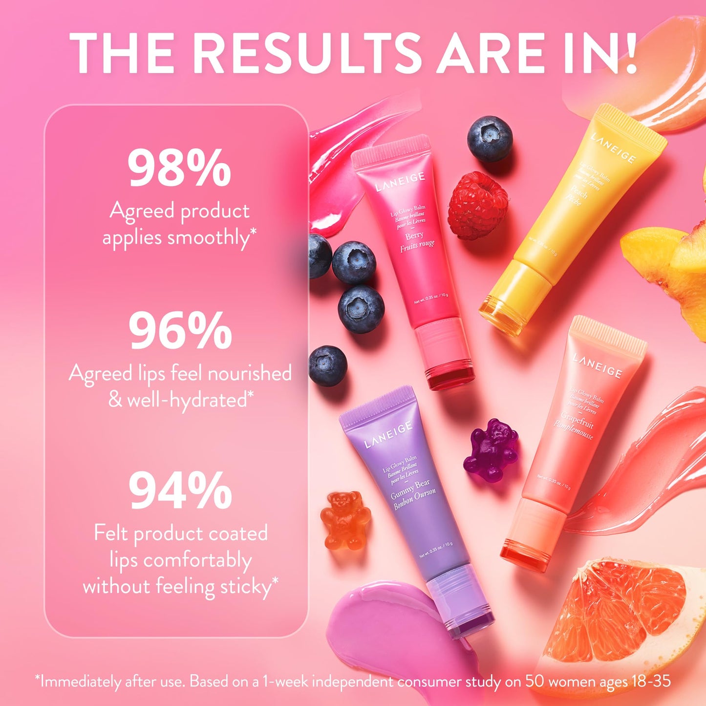 LANEIGE Lip Glowy Balm: Sheer Tinted Lip Moisturizer with Shea Butter, for Hydrating Shine & Soft Lips