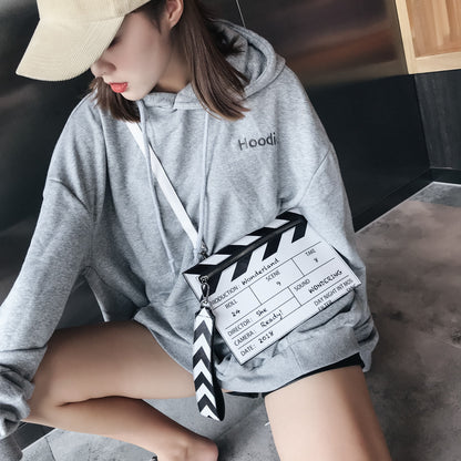 Movie Prop Design Pu Leather Casual Women's Clutch Envelope Bag Women Shoulder Bags Crossbody Messenger Bag