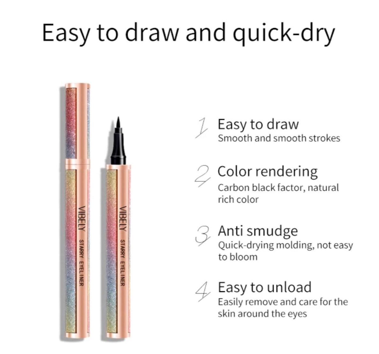 Vibely Starry Sky Waterproof Eyeliner