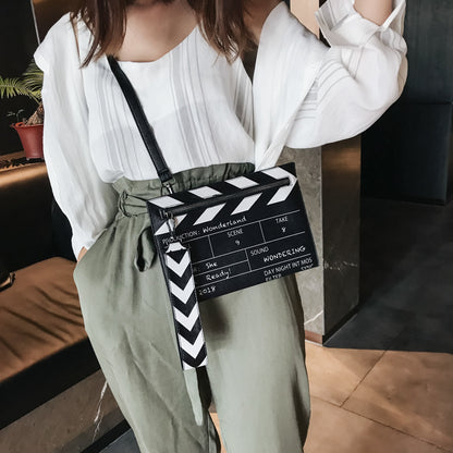 Movie Prop Design Pu Leather Casual Women's Clutch Envelope Bag Women Shoulder Bags Crossbody Messenger Bag