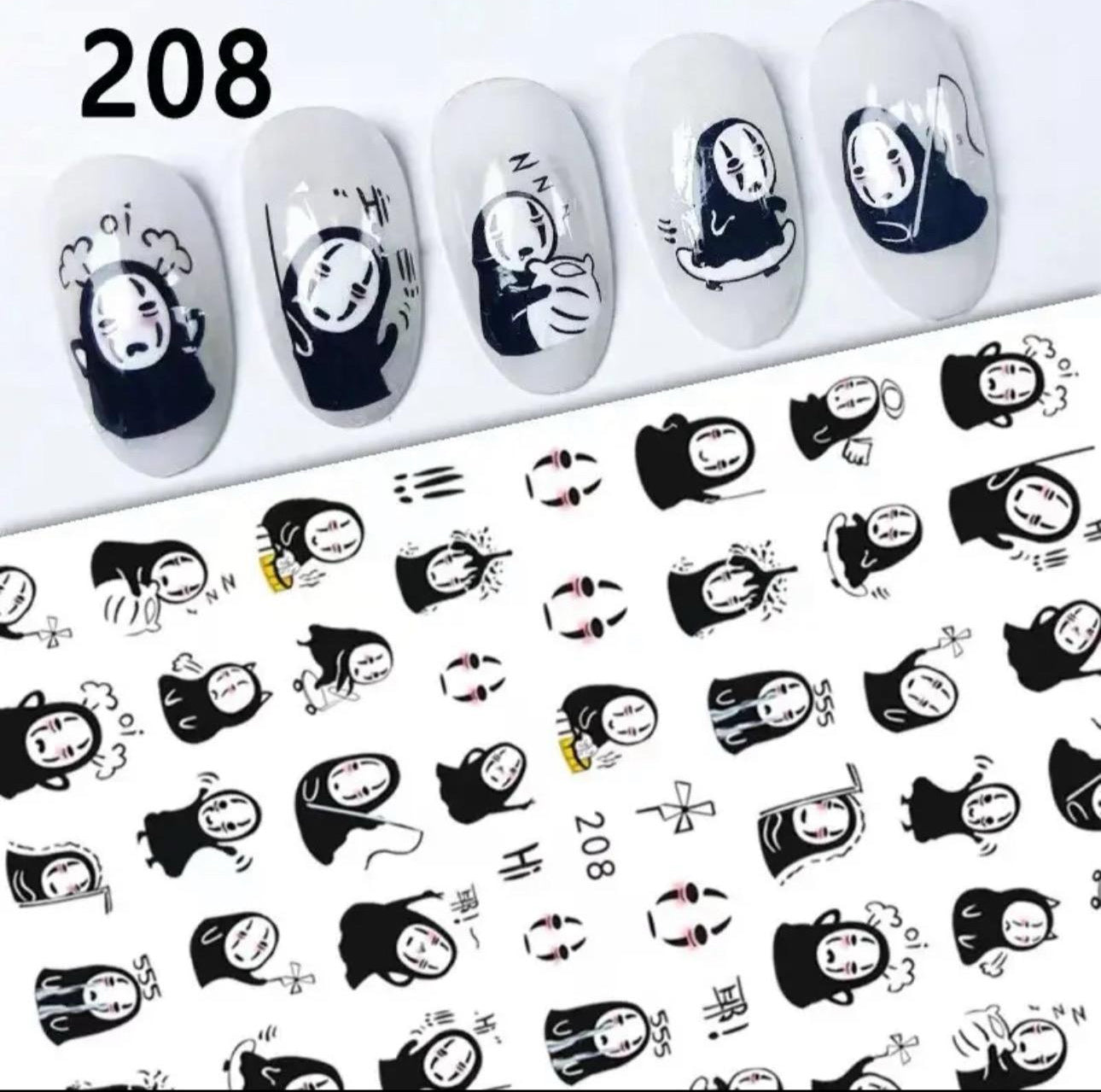 Halloween Nail Sticker Set with 5pk Stickers and Decal Album - Nail Art for Spooky and Stylish Designs