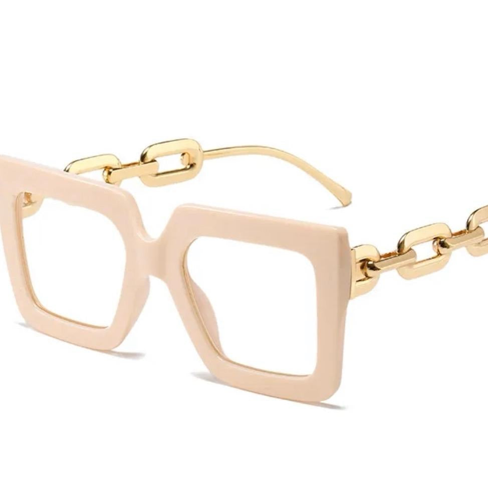 Fashion Eyewear Chain Leg Glasses (Female)