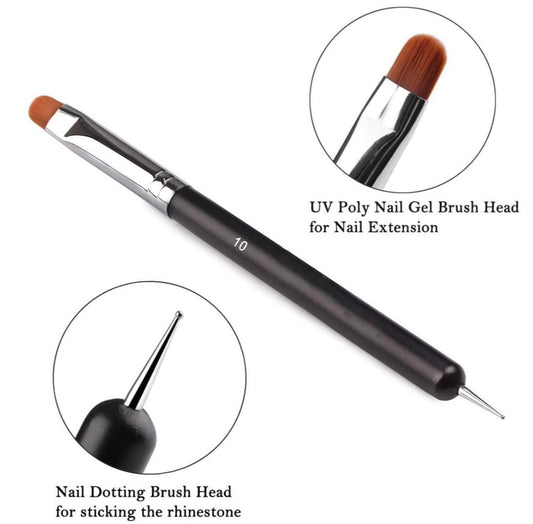 DualDesign Sable Brush - 2 Way Acrylic Clean-Up Tool