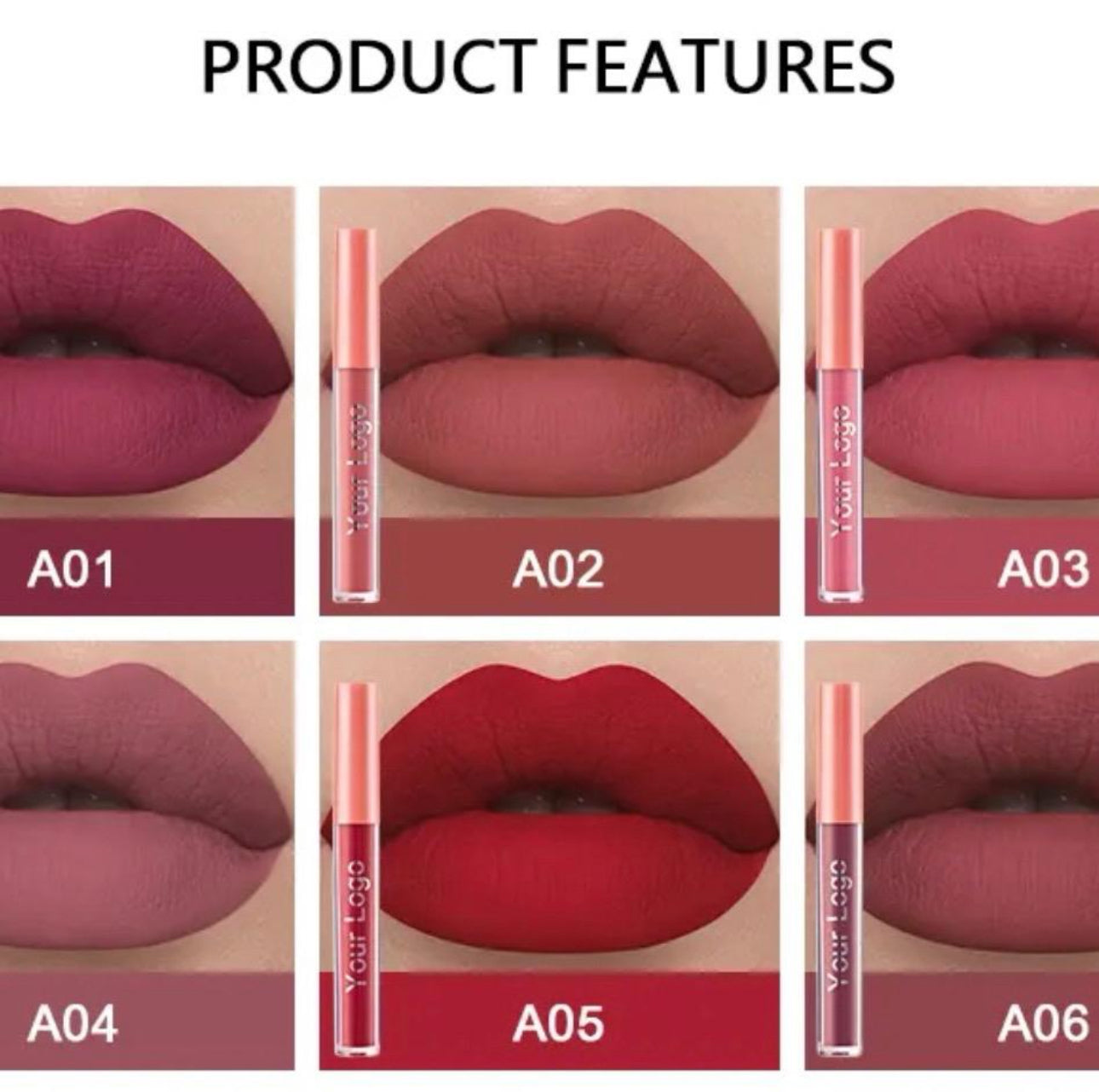 Velvet Glamour Matte Liquid Lipstick Collection