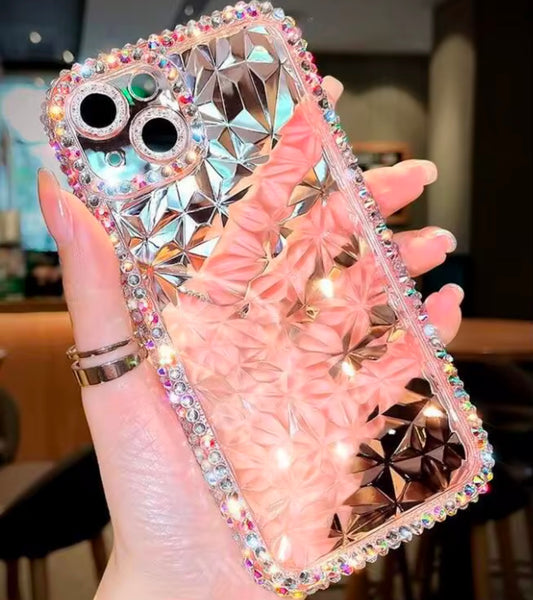 Luxury Bling Rhinestone Case for iPhone Series: 14, 12, 11 Pro Max, X, XS, XR, 7, 8 Plus