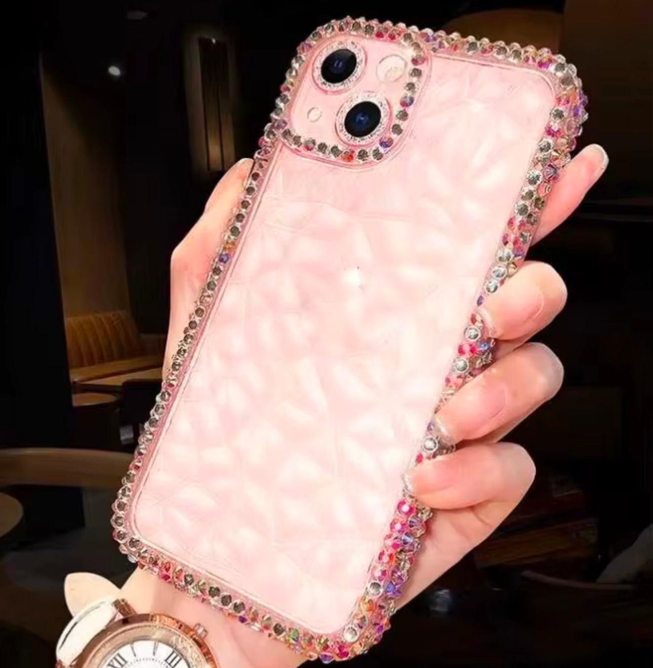 Luxury Bling Rhinestone Case for iPhone Series: 14, 12, 11 Pro Max, X, XS, XR, 7, 8 Plus