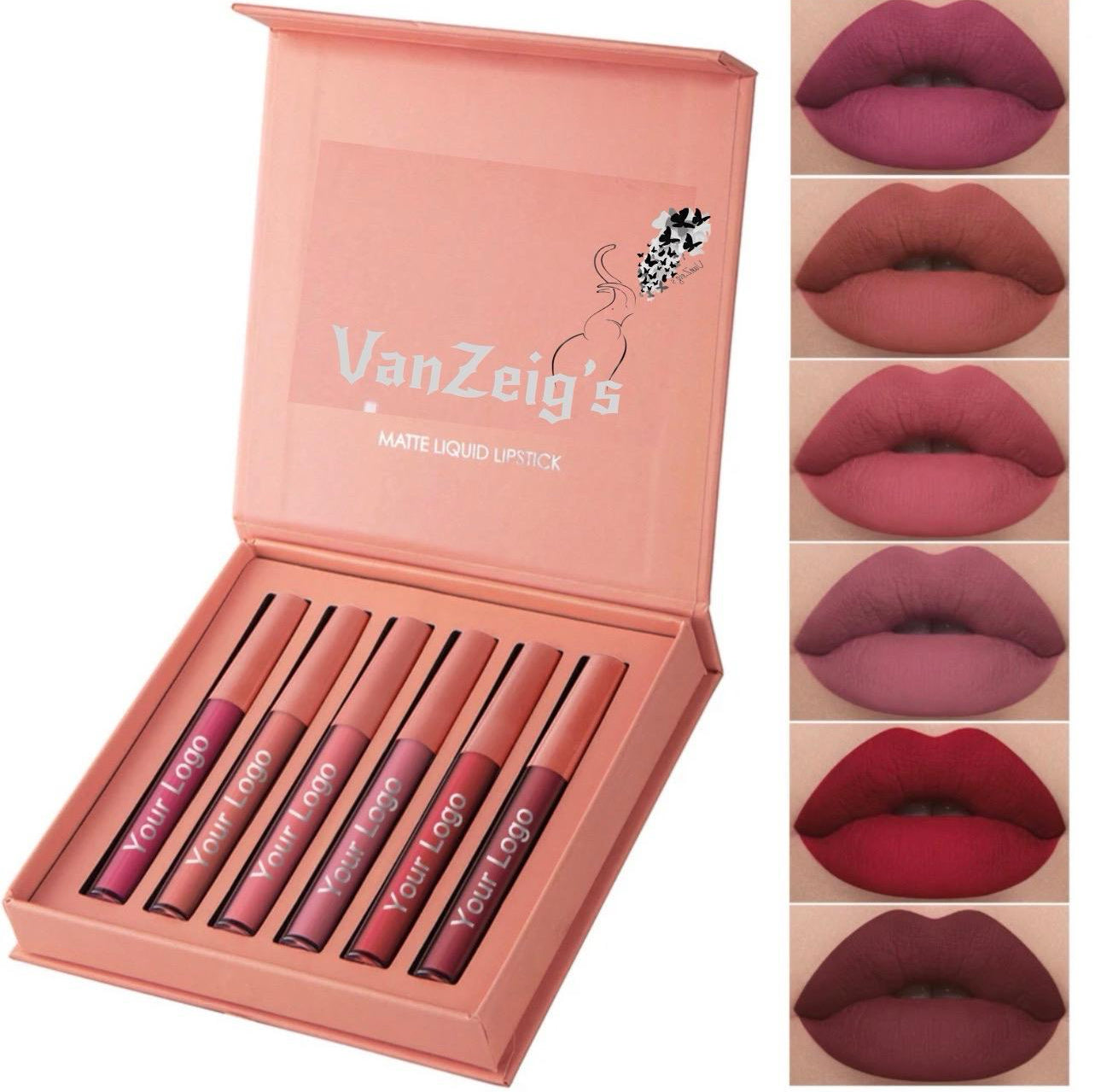 Velvet Glamour Matte Liquid Lipstick Collection